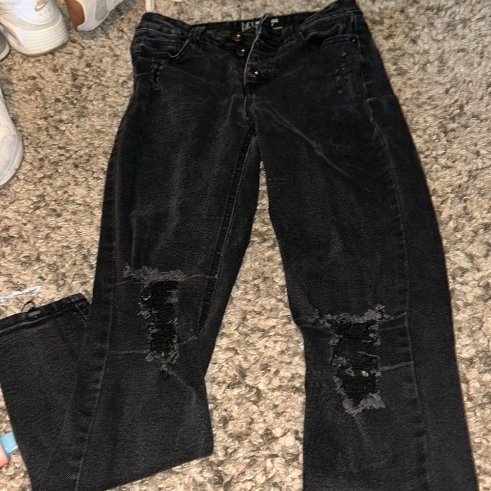 Black skinny jeans